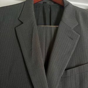 Gray Pinstripe Armani Suit Set